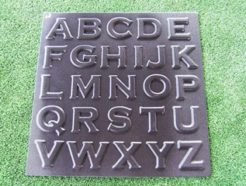 40mm Alphabet Mould Plastic
