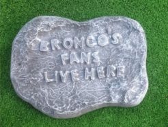 Broncos Fam NRL Plaque Sign
