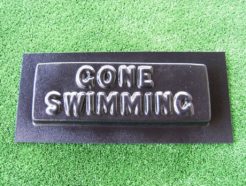 Gone Swimming Sign Mould