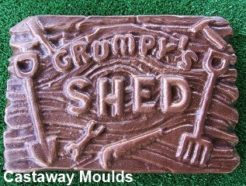 Grumpys Shed Sign Plaque