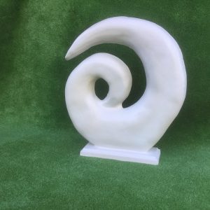 Large Spiral Koru Garden Sculpture Mould - Castaway Mouldings & Designs 