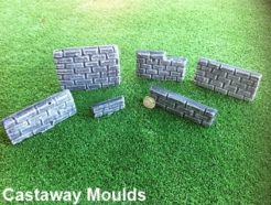 Miniature Brick Wall Scenery
