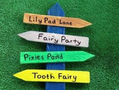 Pixie Fairy Garden Sign Posts Set 2
