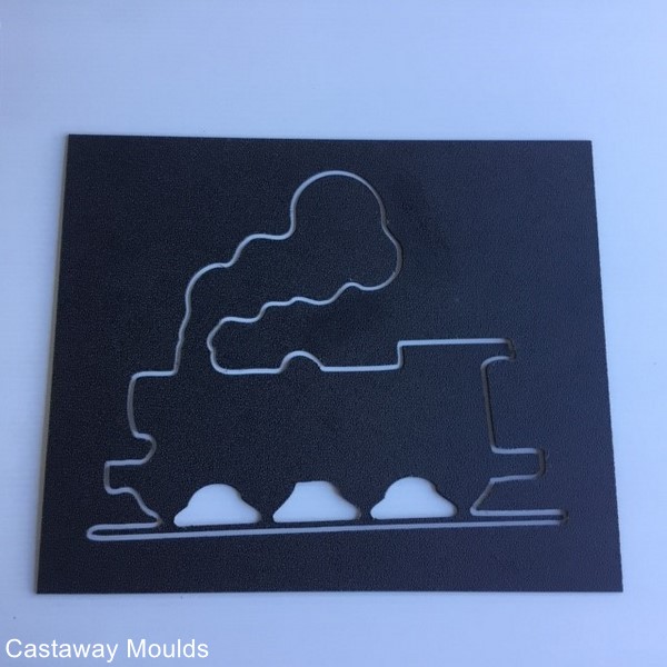 Steam Train Stencil and Silhouette Set - Castaway Mouldings & Designs Store