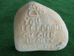 You Left Prints on Our Hearts Memorial
