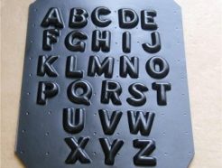 alphabet mould 30mm