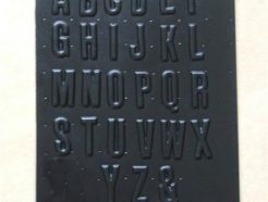 alphabet mould 35mm