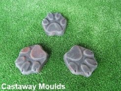 paw print pot feet