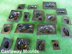 set of wall cladding rock moulds